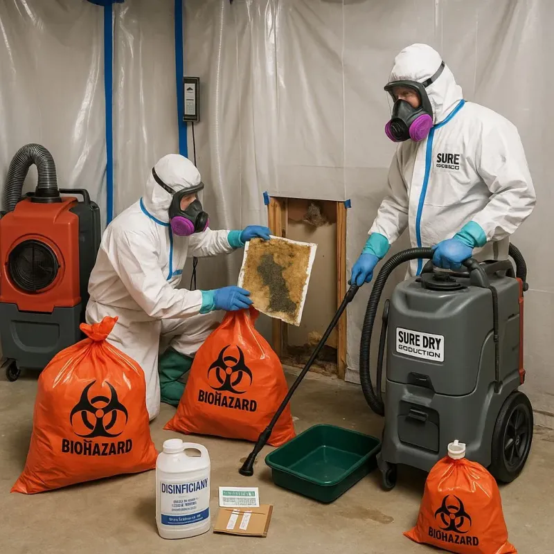 Contaminated Water Handling Protocols process in Bellaire, OH