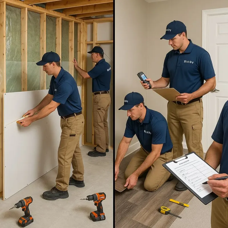 Repairs and Reconstruction process in Bellaire, OH